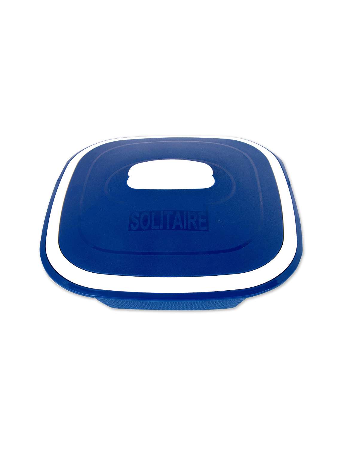 kitchen duniya solitaire double walled casserole, set of 1, 3 liter, electric blue
