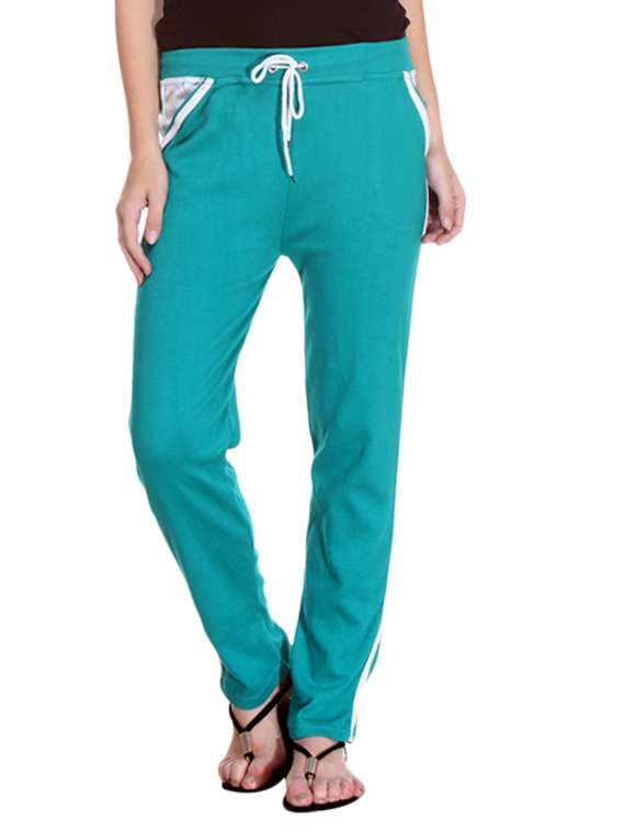 green cotton pajama