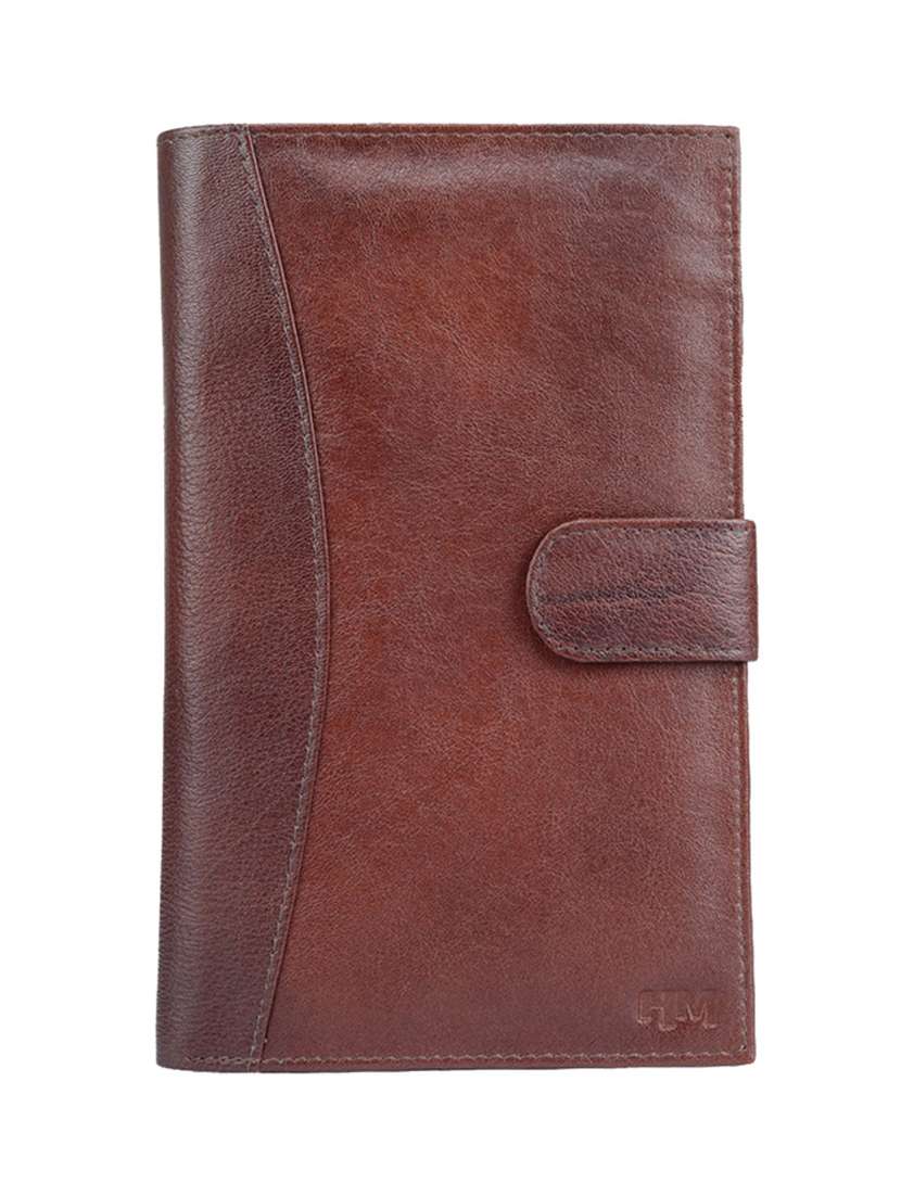 brown leather wallet
