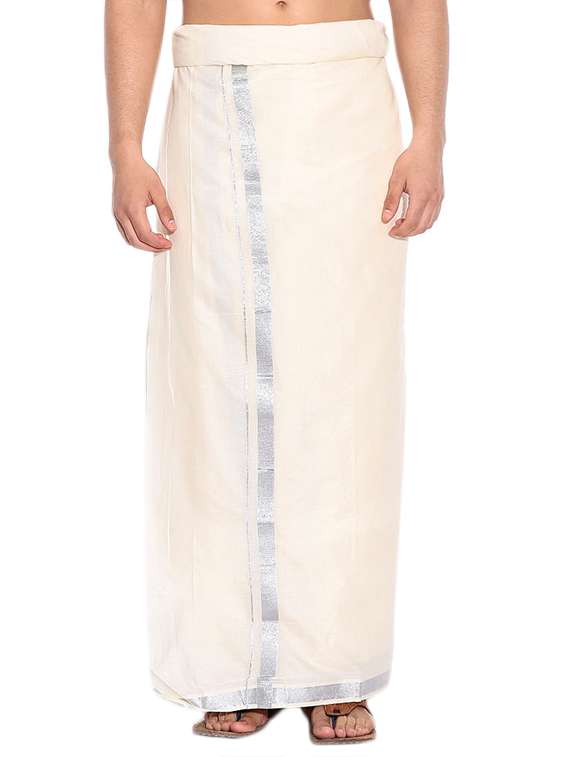 cream cotton lungi