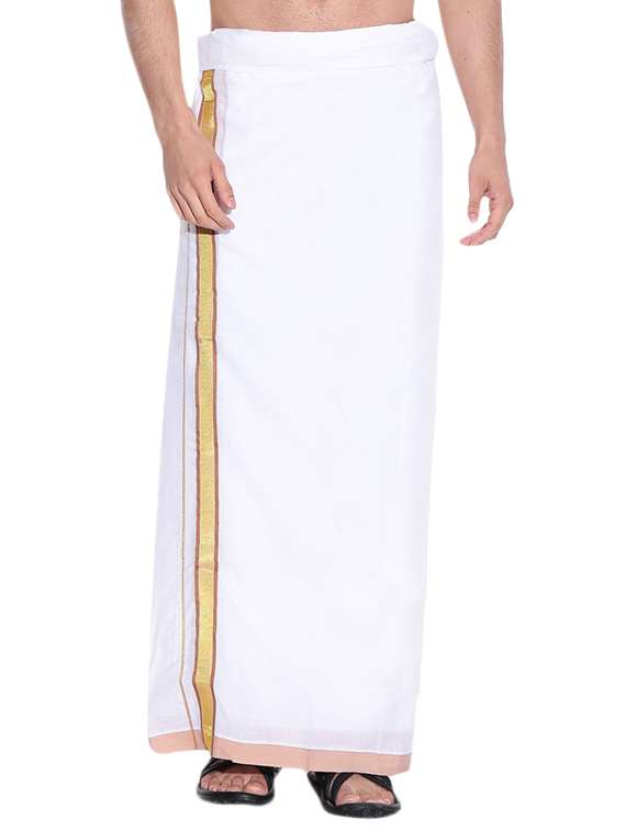 white cotton dhoti