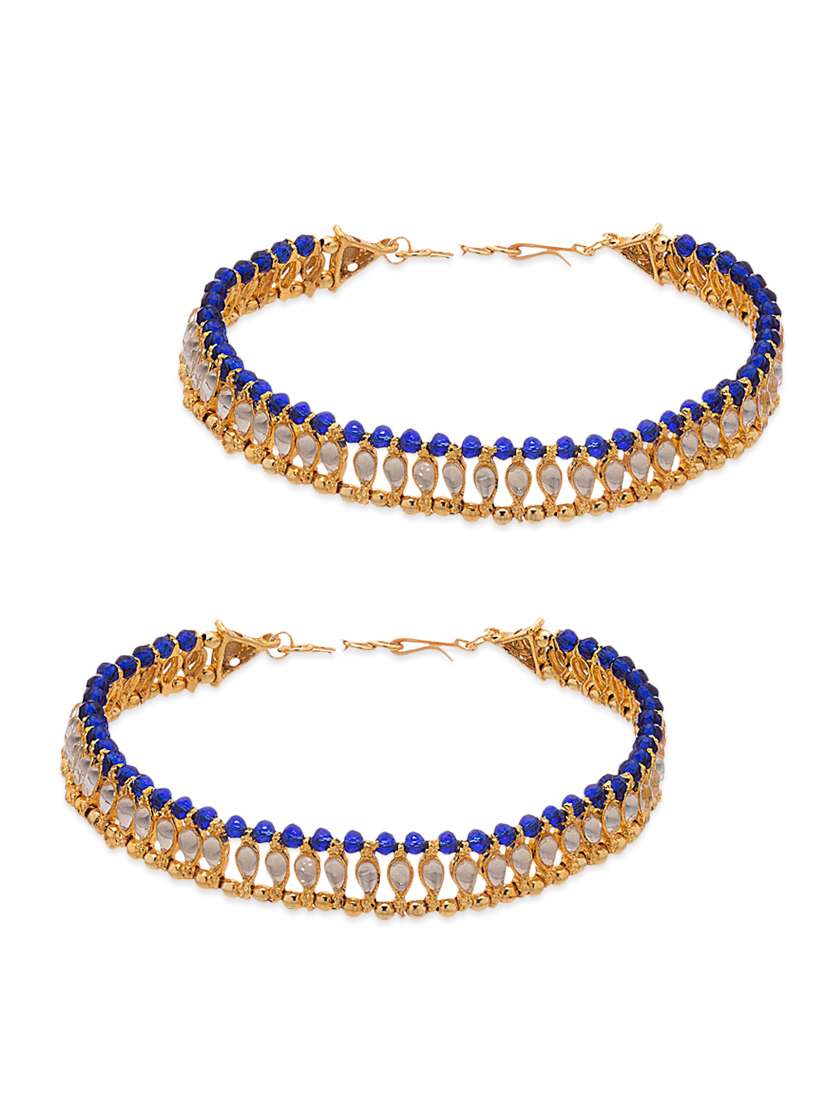 gold alloy anklets and payal