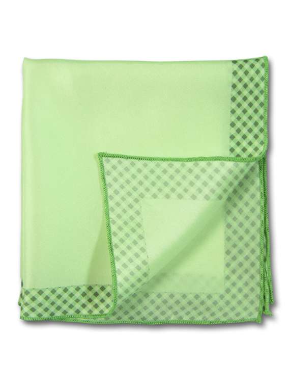 chokore white silk handkerchief