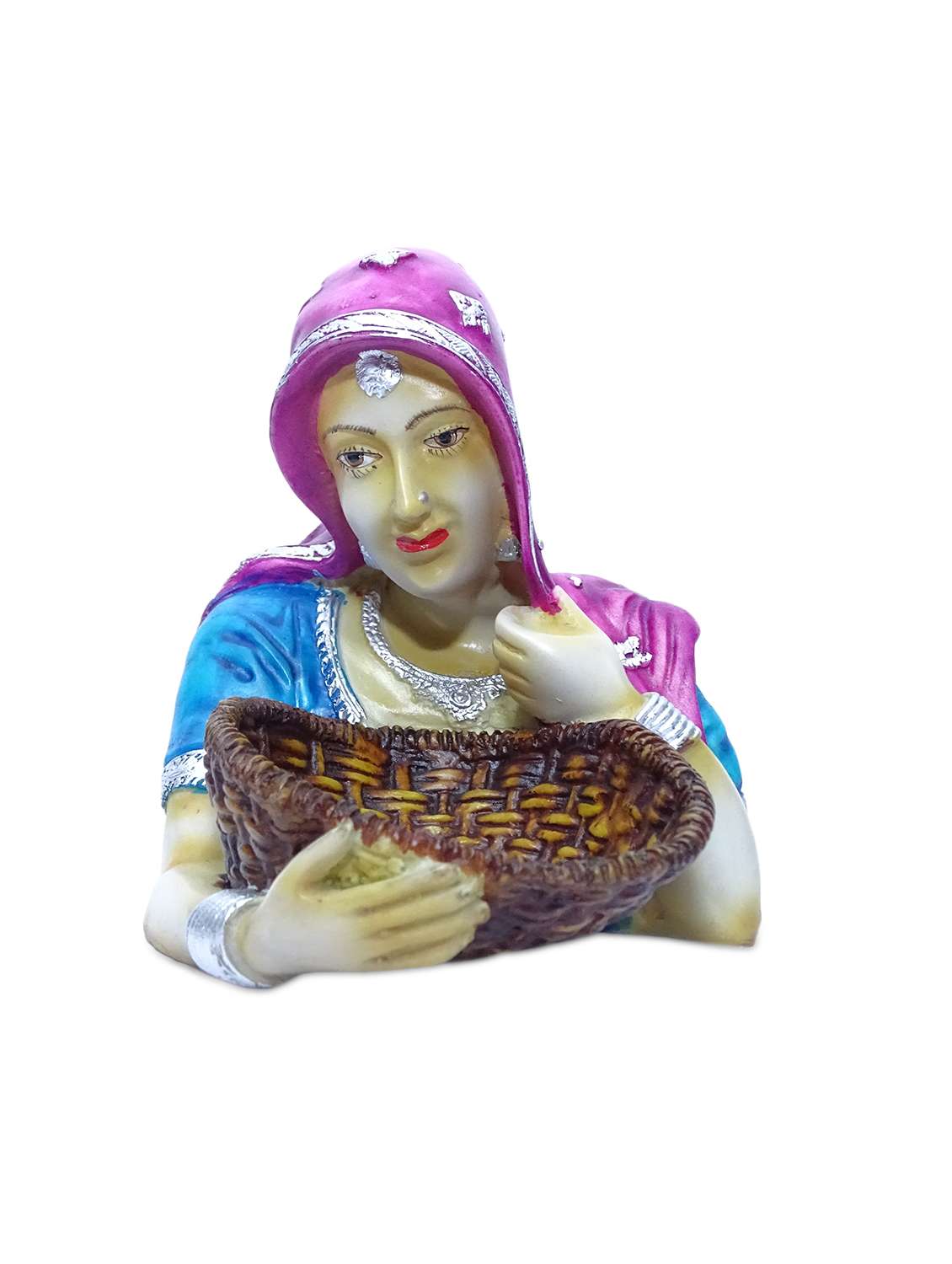 paras magic rajasthani lady dry fruit basket