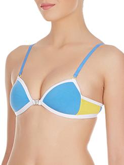 blue cotton bra - 10524033 -  Standard Image - 1