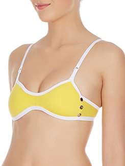 yellow cotton bra - 10524046 -  Standard Image - 1