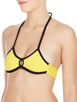 yellow cotton bra - 10524122 -  Standard Image - 1