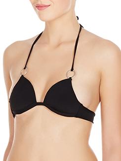 black polyester bra - 10524126 -  Standard Image - 1
