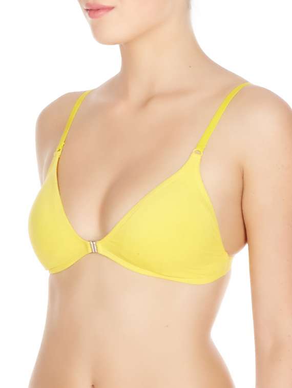 yellow cotton bra - 10524143 -  Standard Image - 1