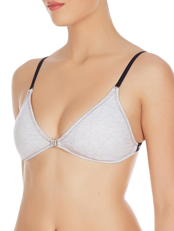 off white cotton bra - 10524151 - Standard Image - 1