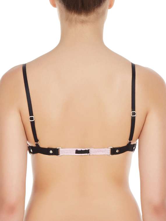 pink cotton bra - 10524153 - Standard Image - 1