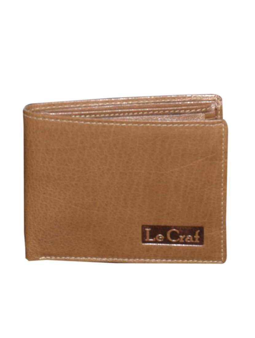 brown genuine leather wallet