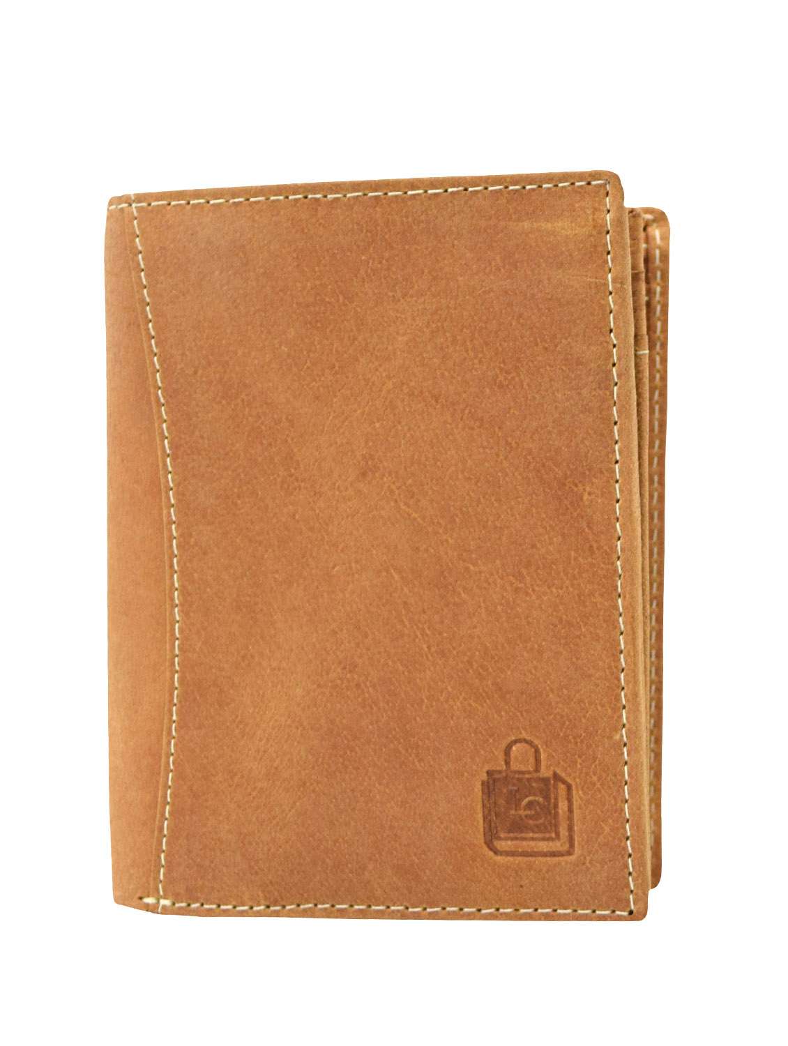 tan genuine leather wallet