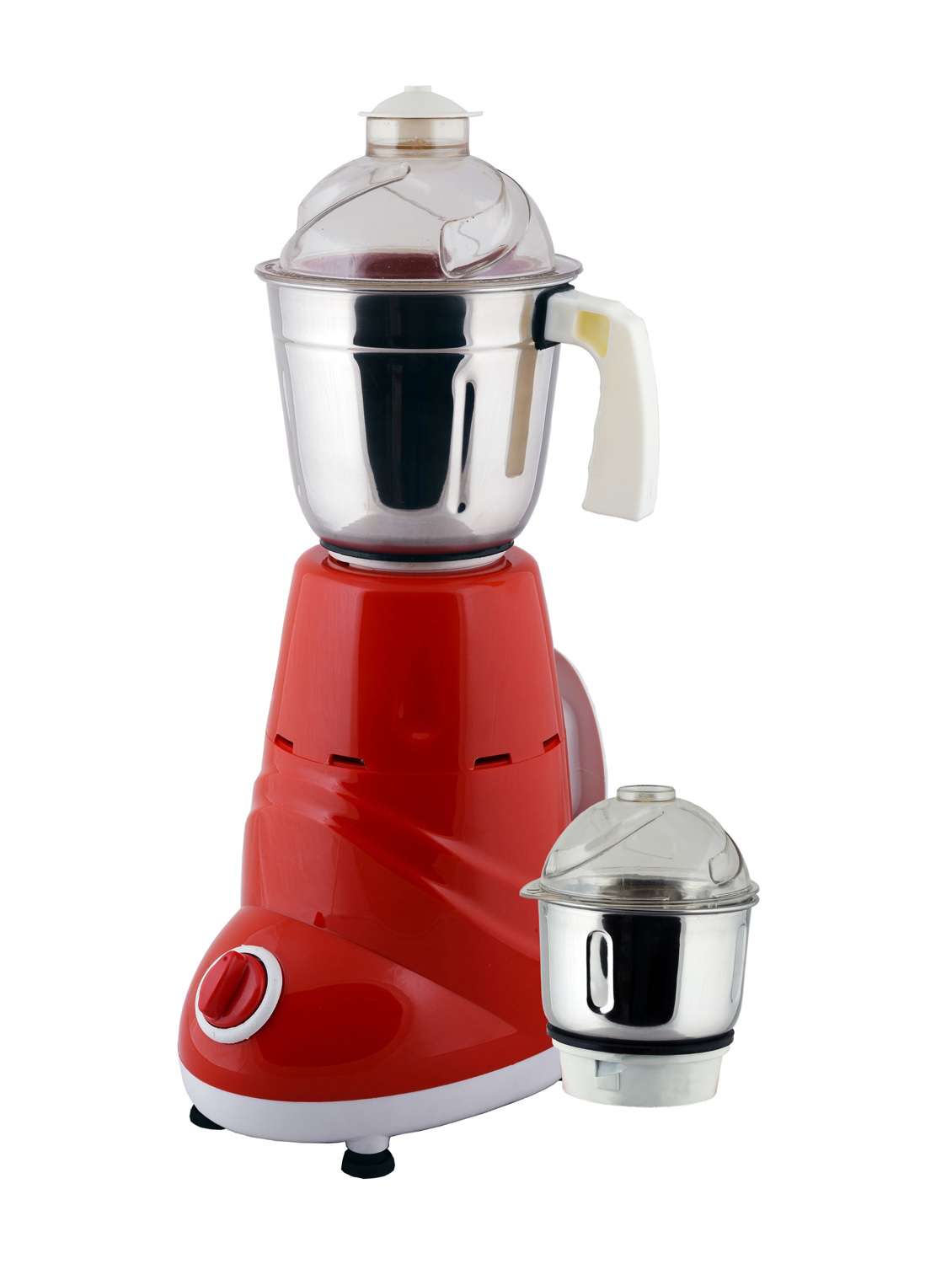 anjalimix mixer grinder zobo duo red 600 w with 2 jars(economy)