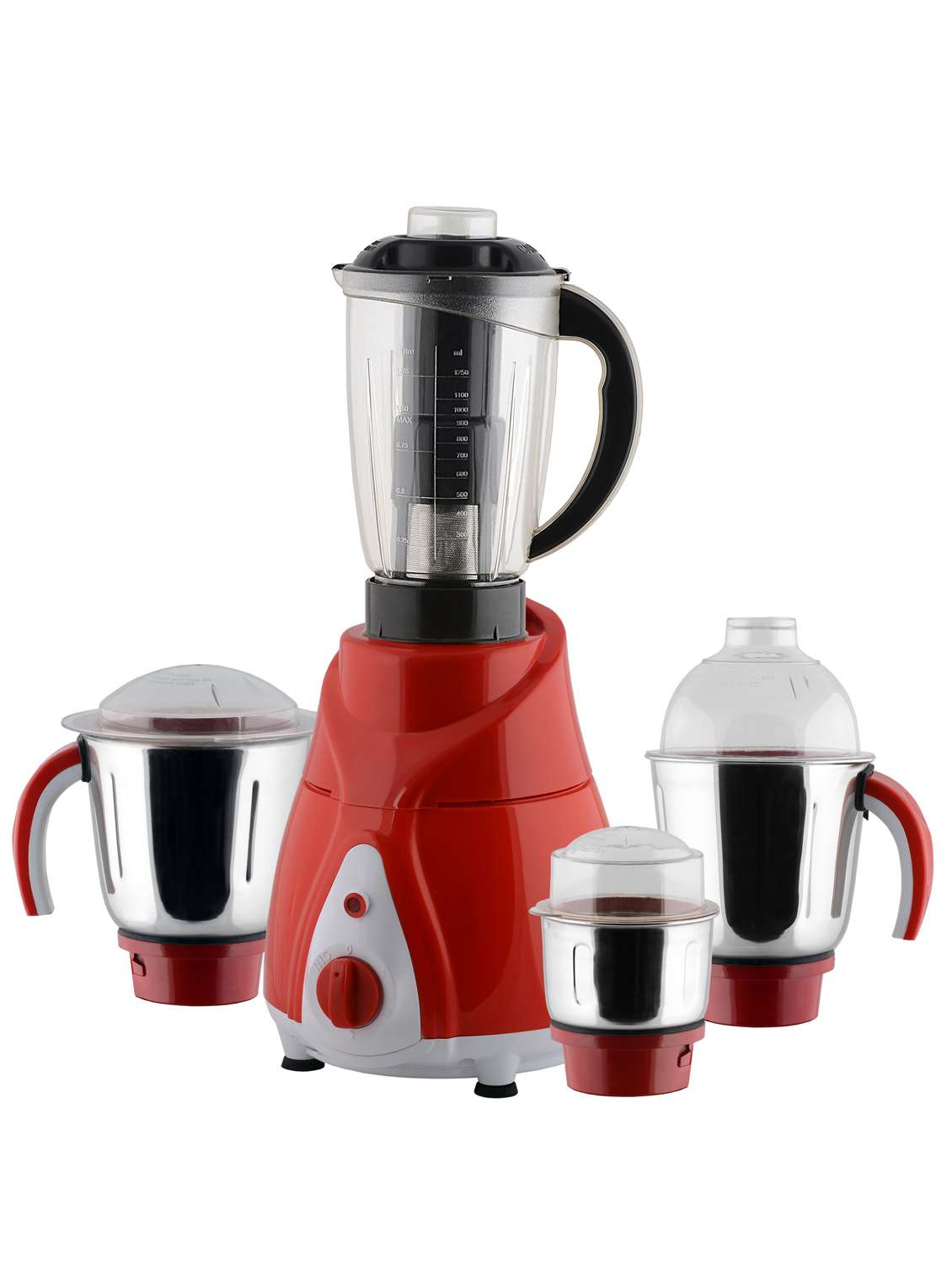 anjalimix mixer grinder  spectra 750 watts  with 4 jars (red)