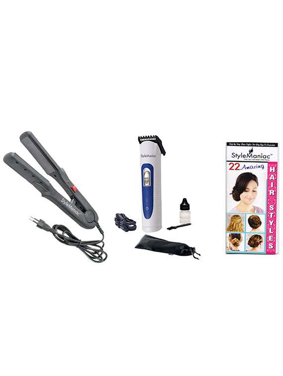 style maniac ceramic hair straightener & trimmer