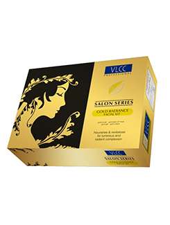 vlcc professional salon series gold radiance facial kit 