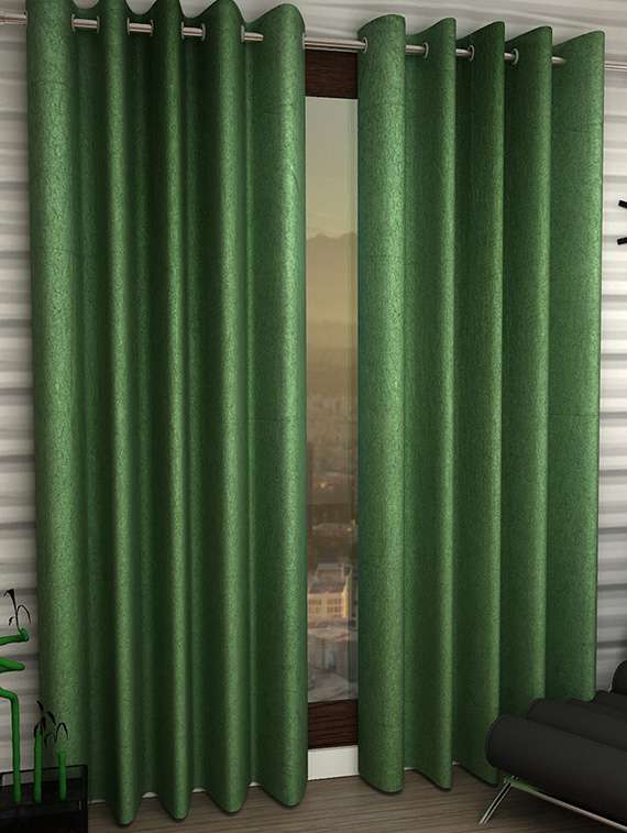 k dã©cor set of 2 beautiful polyester windows curtains