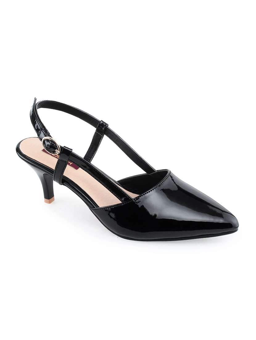 black backstrap sandal