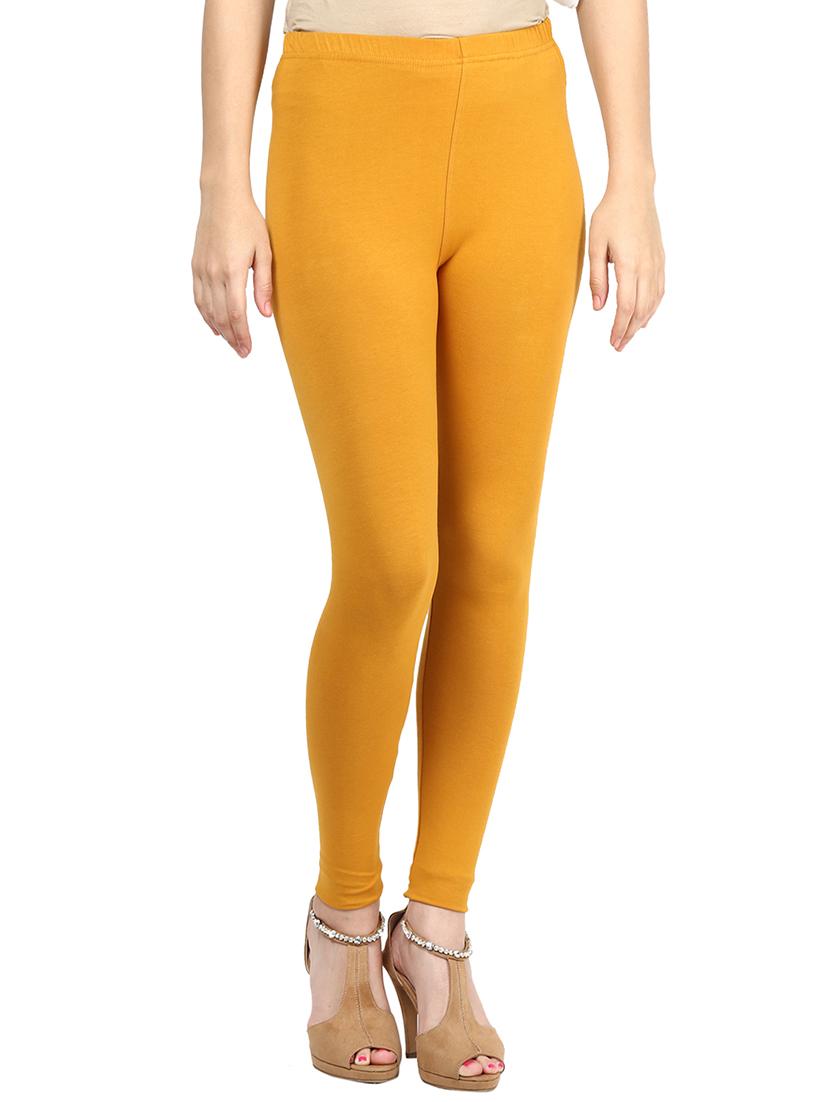 yellow cotton leggings - 10823575 - Zoom Image - 0