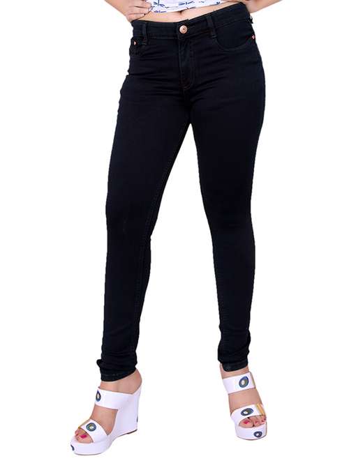 women's plain slim fit jeans - 10826503 -  Standard Image - 0
