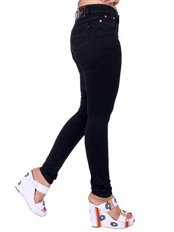 women's plain slim fit jeans - 10826503 - Standard Image - 1