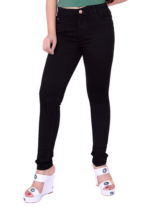 women's plain slim fit jeans - 10826506 -  Standard Image - 0