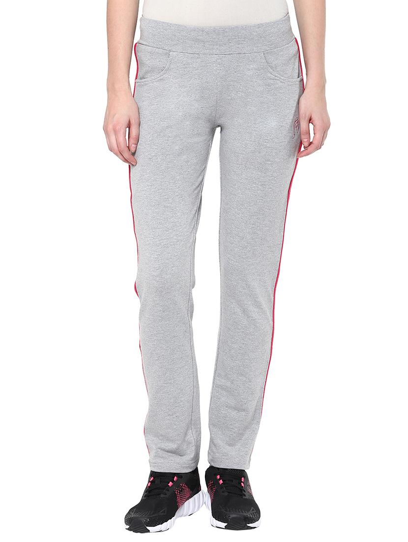 grey cotton track pants - 10833982 - Zoom Image - 0