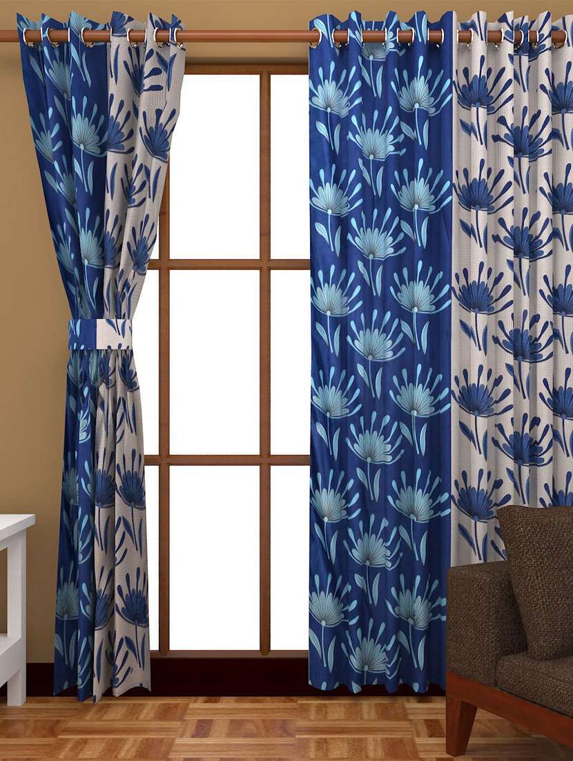 k d??cor single  polyster longdoor curtain - 1 pc (lct-066)