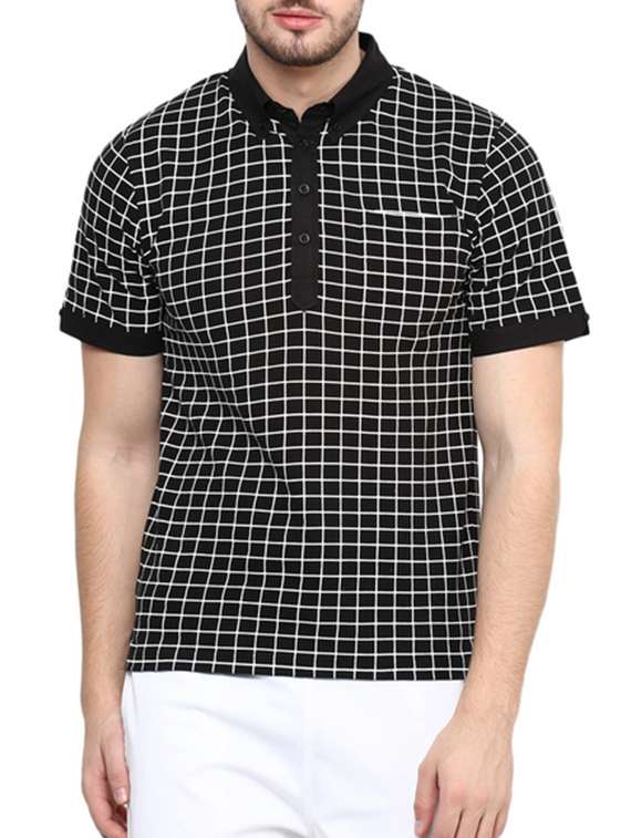 monochrome cotton  t-shirt