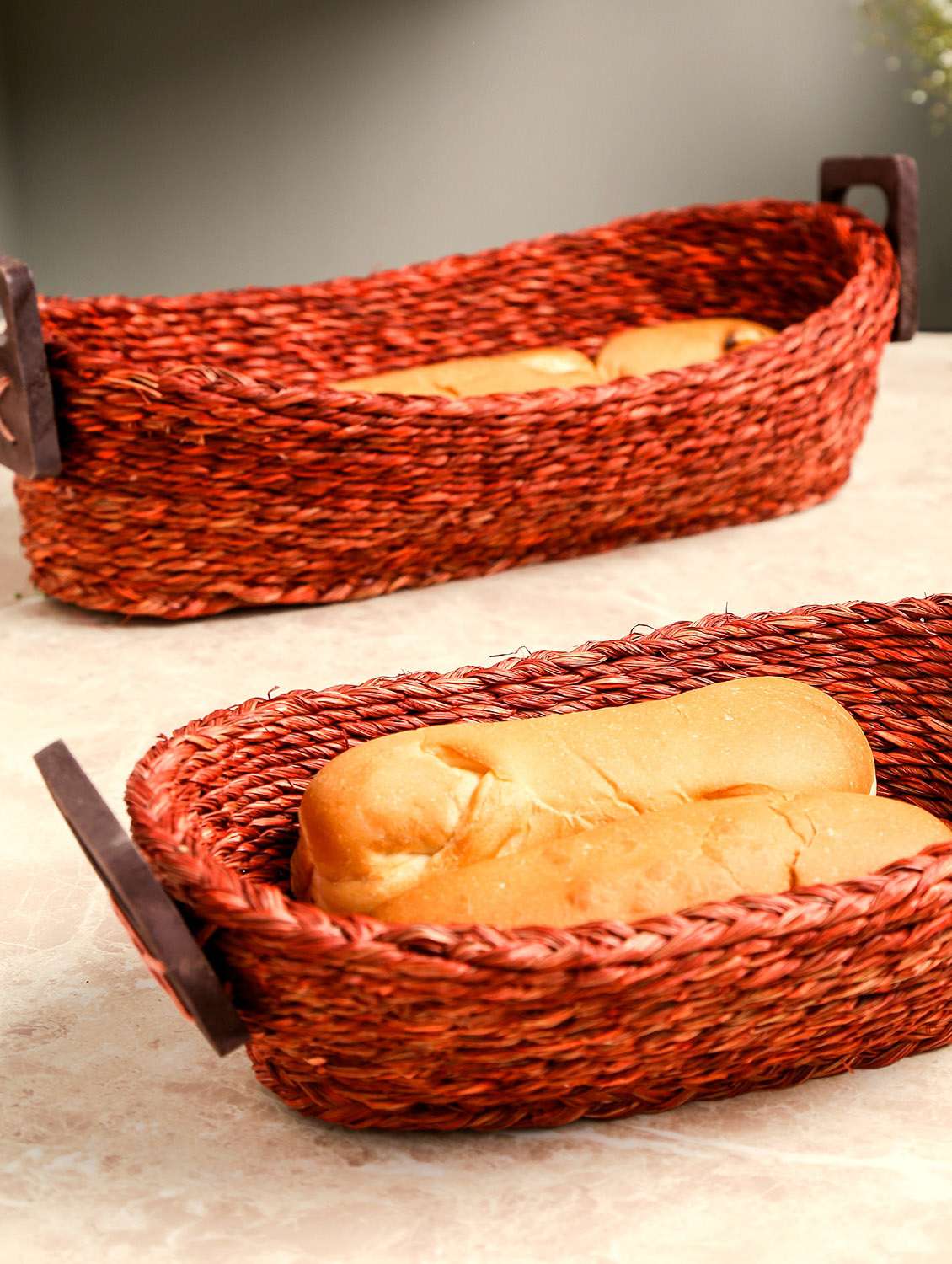 unravel india sabai bread basket(set of 2)