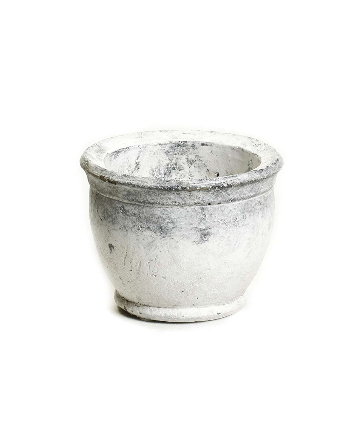 mortar design stone finish stone planter pot - 10958414 -  Standard Image - 1