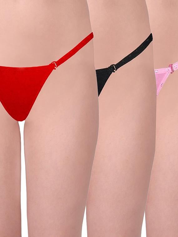 multi colored cotton regular panty