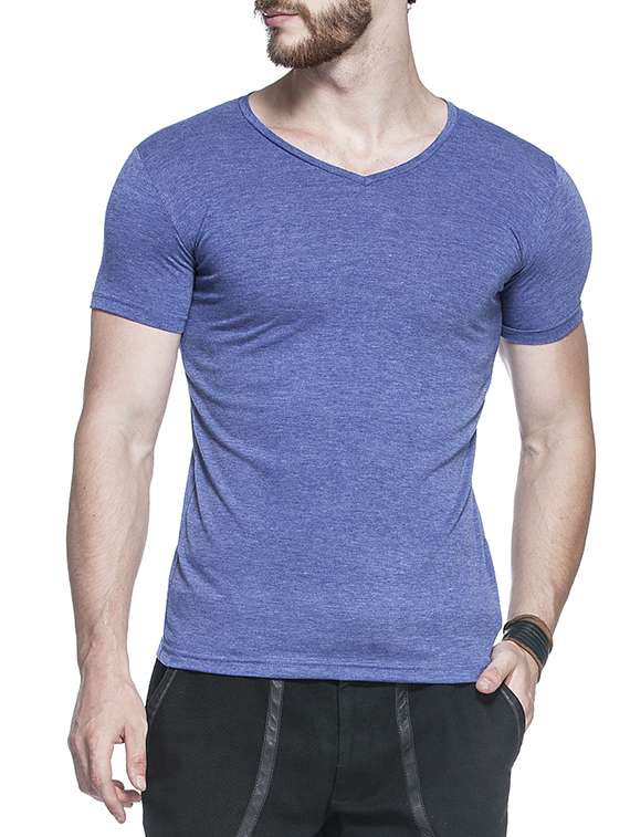 blue rayon tshirt