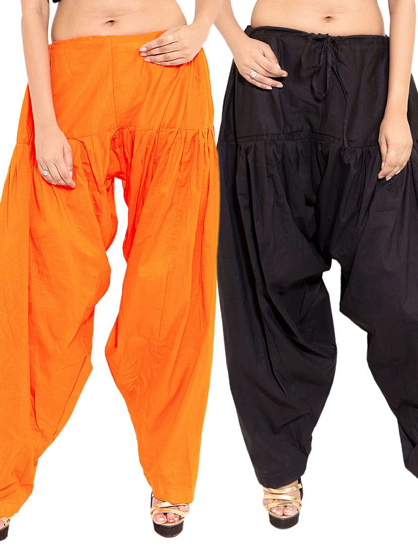 black cotton combo salwars