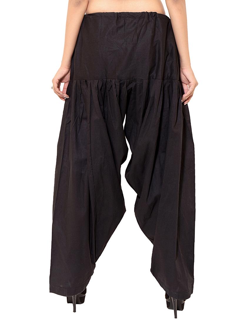 black cotton combo salwars - 11120000 - Standard Image - 6