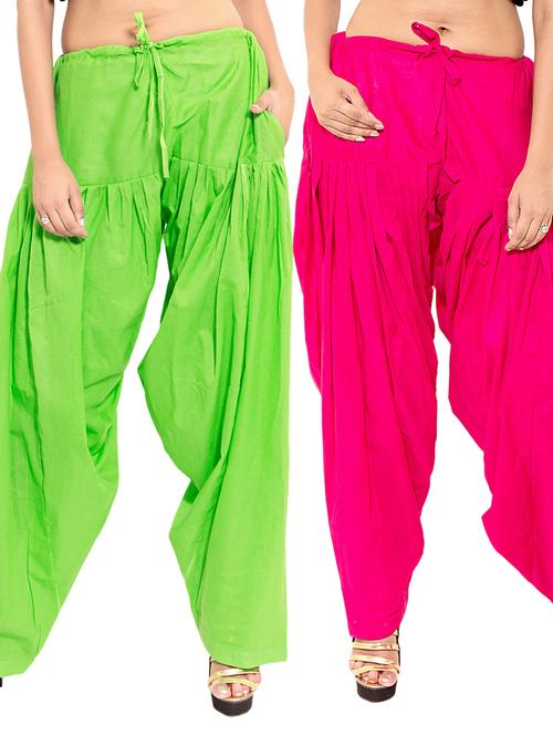 multi colored cotton combo salwar - 11120014 - Standard Image - 0