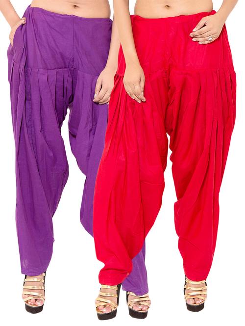 multi color cotton combo salwar - 11120026 -  Standard Image - 0