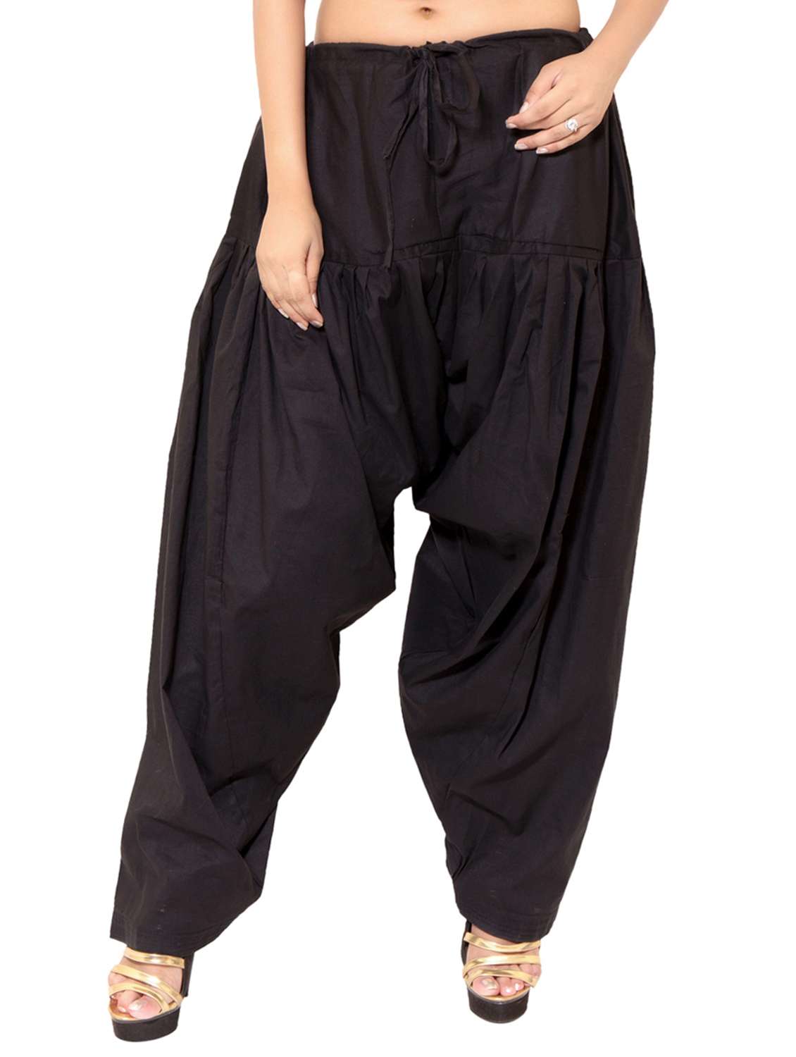 multi colored cotton patiyala salwar combo - 11120041 -  Standard Image - 4