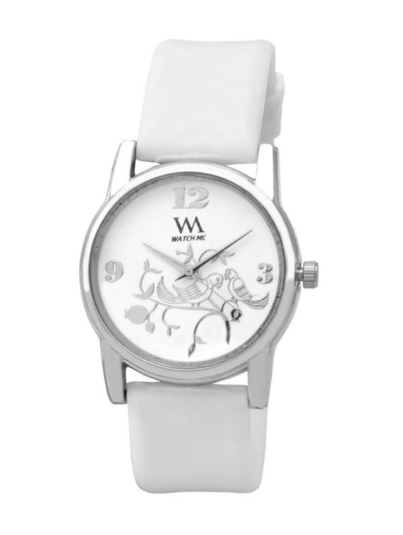 black leather wrist watch - 11123261 - Standard Image - 1