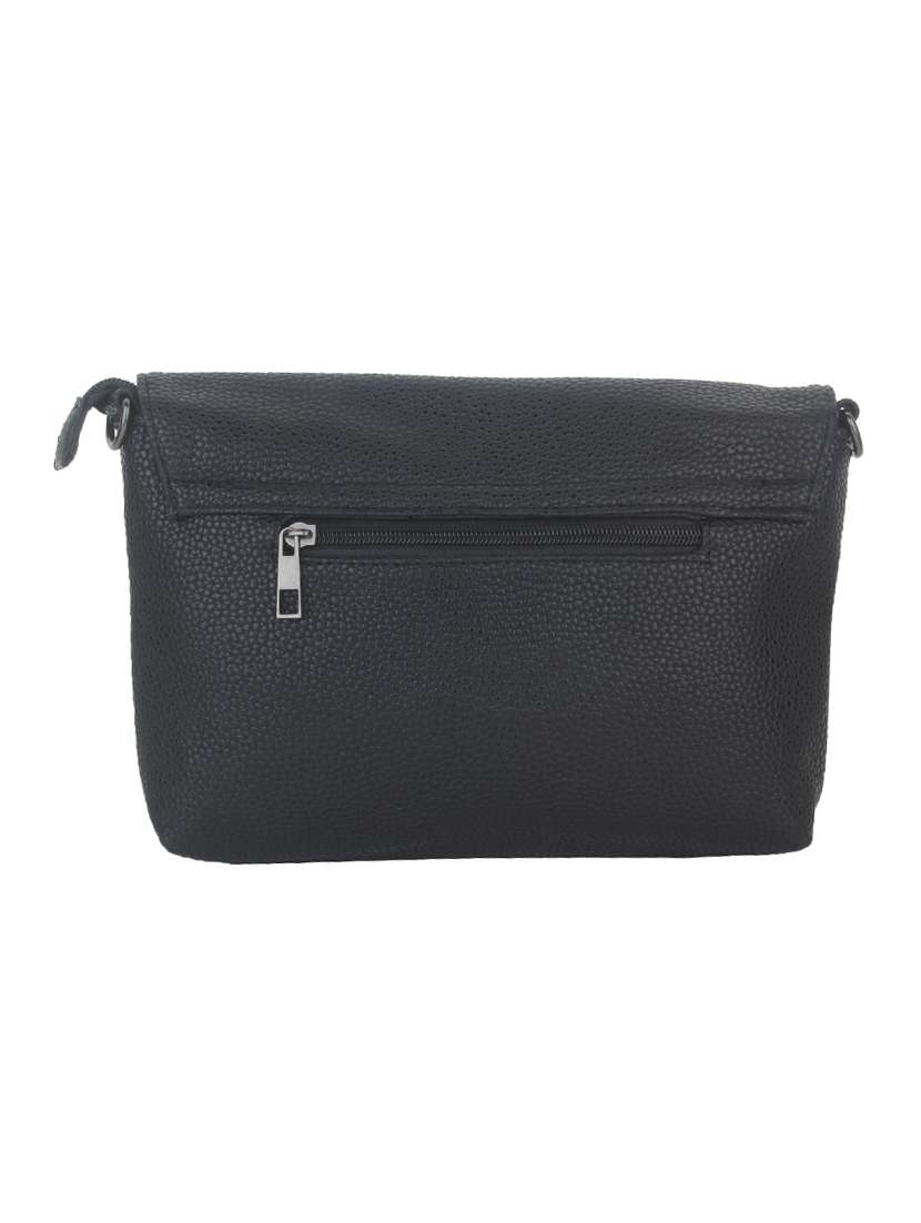 black leatherette sling bag - 11131419 -  Standard Image - 1