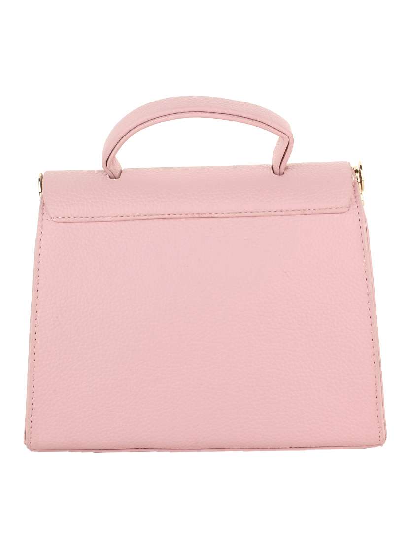 pink leatherette handbag with sling - 11131434 -  Standard Image - 1