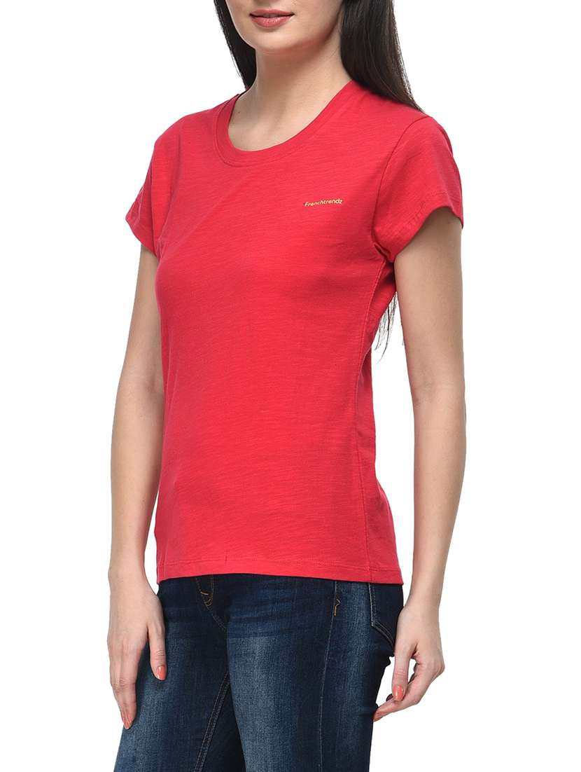 pink cotton tshirt - 11140543 - Standard Image - 1
