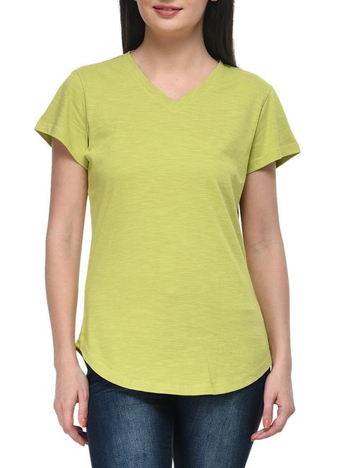 yellow cotton top - 11140569 - Standard Image - 0