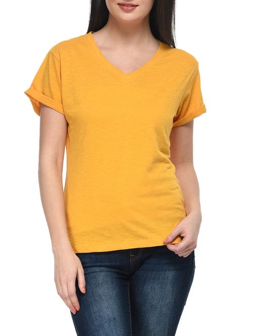 yellow cotton top - 11140595 - Standard Image - 0