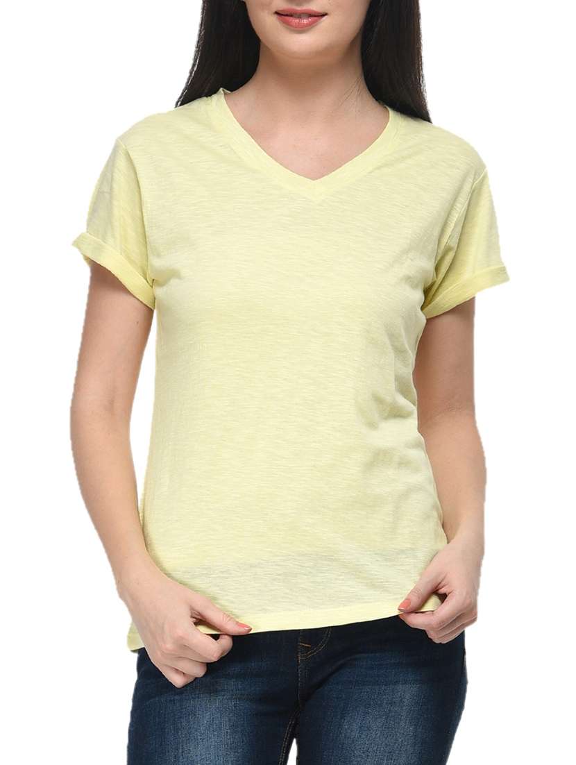 yellow cotton top - 11140596 -  Zoom Image - 0