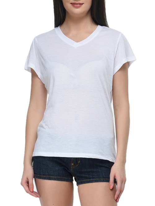 white viscose top - 11140600 - Standard Image - 0