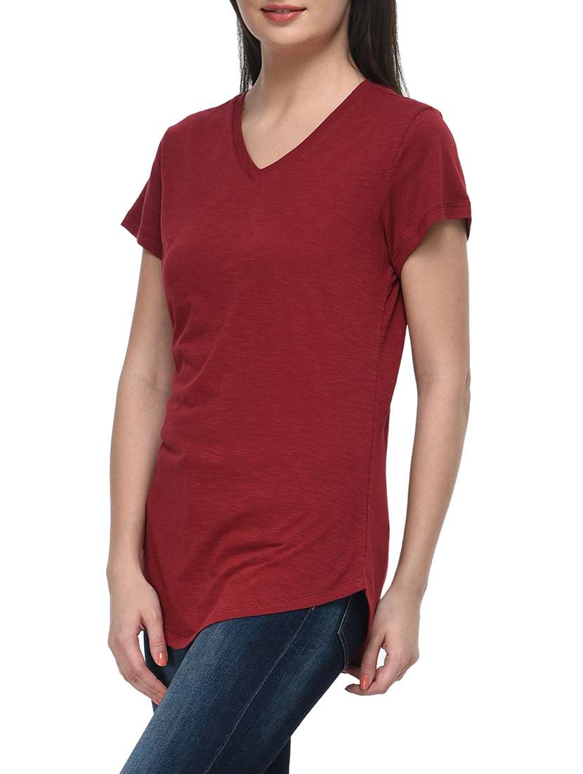 red cotton top - 11140653 - Standard Image - 1