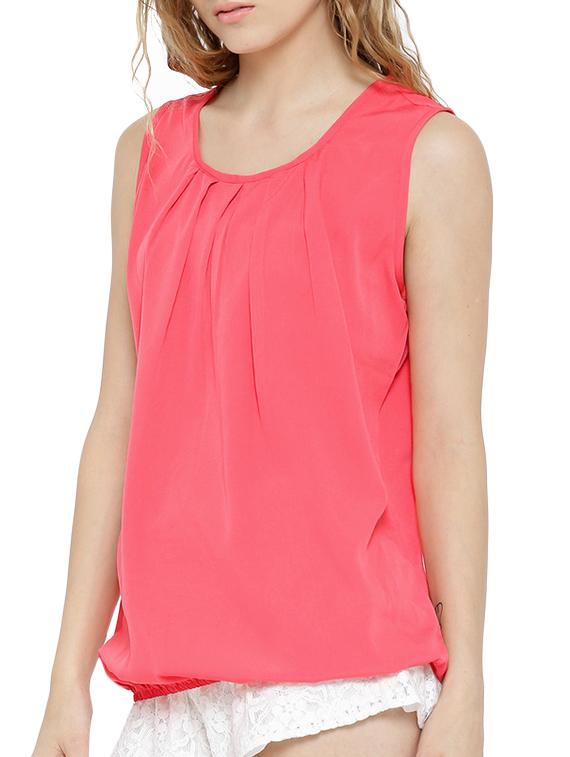 women's straight round neck top - 11142800 -  Standard Image - 1