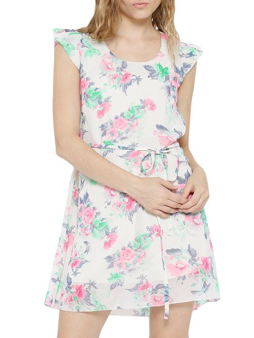 white polyester dress - 11142851 -  Standard Image - 0